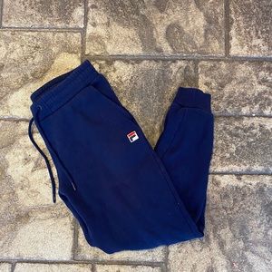FILA NAVY BLUE SWEATPANTS SIZE SMALL